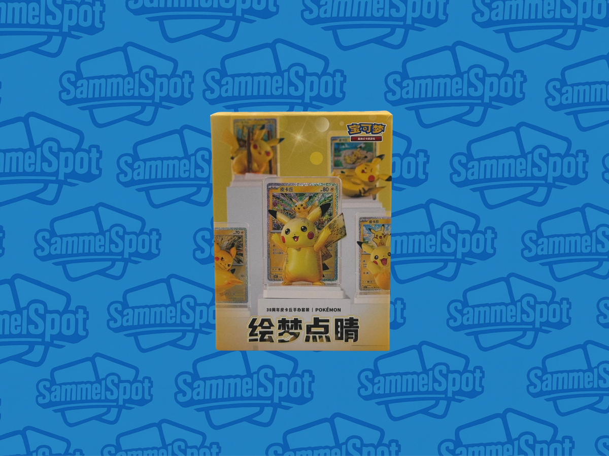 Pokémon - 30th Celebration Pikachu Kartenhalter (CHINESISCH)