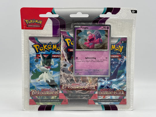 Pokémon Entwicklungen in Paldea 3er Blister deutsch