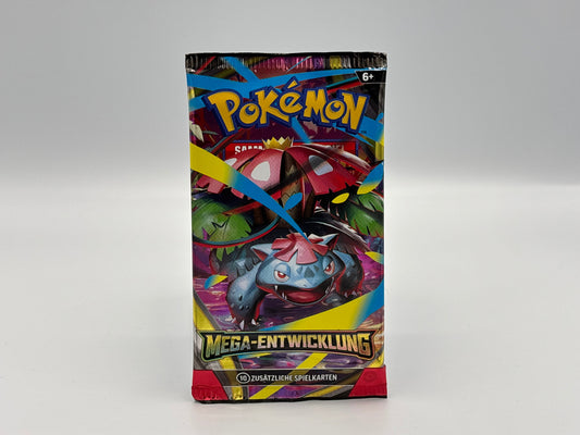 Pokémon - Mega Entwicklung Einzelbooster (Deutsch)