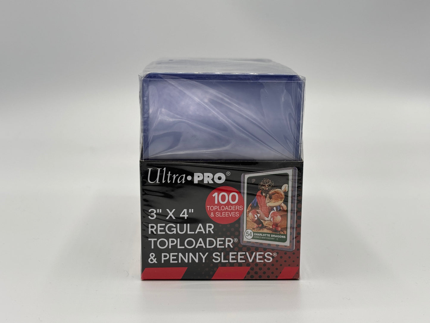 Ultra PRO 3" x 4" 100 Toploader+Sleeves