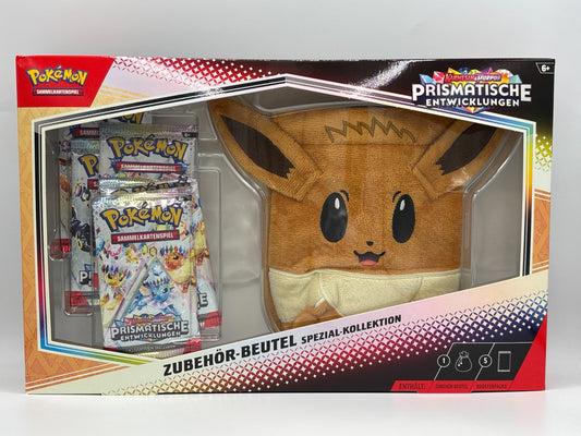 Pokémon – Prismatische Entwicklungen Zubehör-Beutel Spezial-Kollektion deutsch