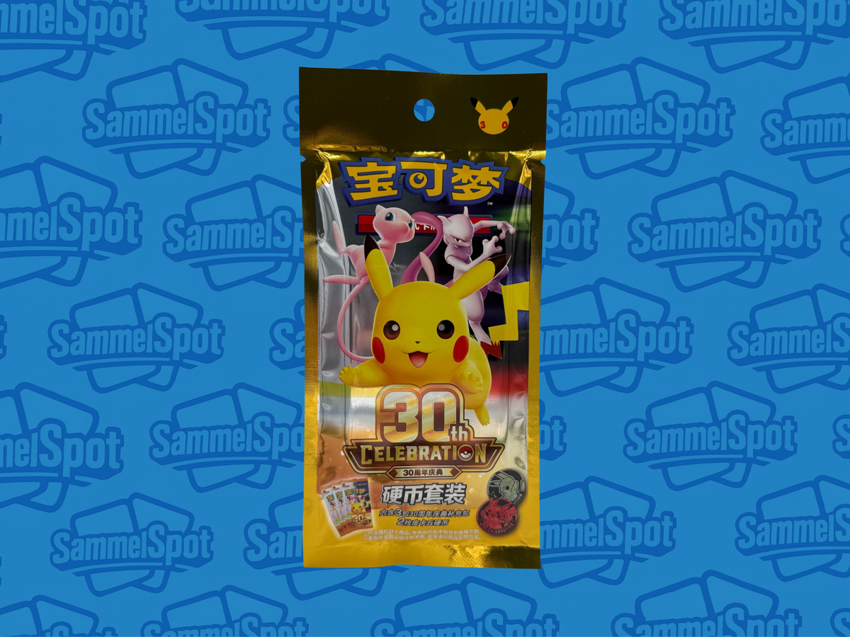Pokémon – 30th Celebration Coin-Set (CHINESISCH)