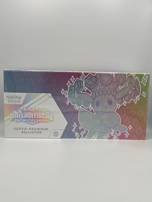 Pokémon Prismatische Entwicklungen Super-Premium-Kollektion deutsch
