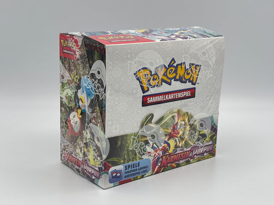 Pokémon Karmesin & Purpur Display deutsch