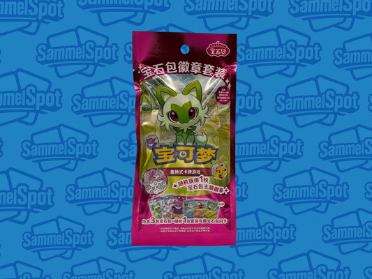 Pokémon – Gem Pack Badge Set (Chinesisch)